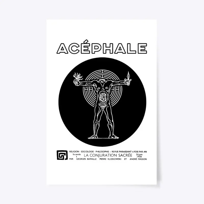 Acéphale Forever (Black Print)