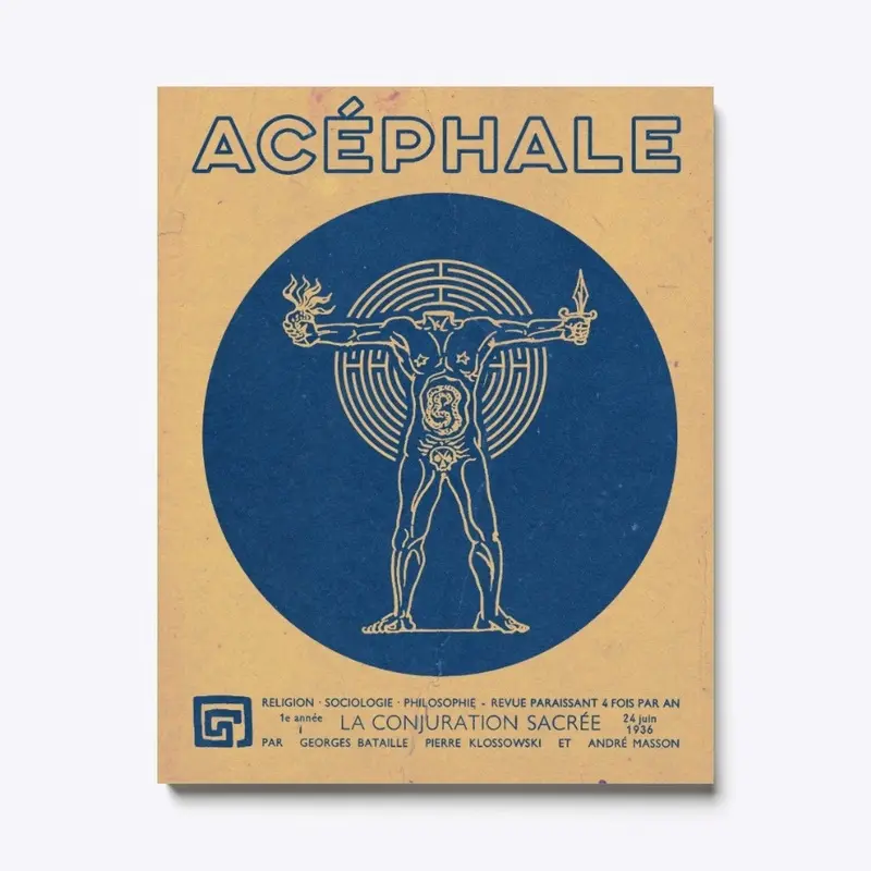 Acéphale Retro Print