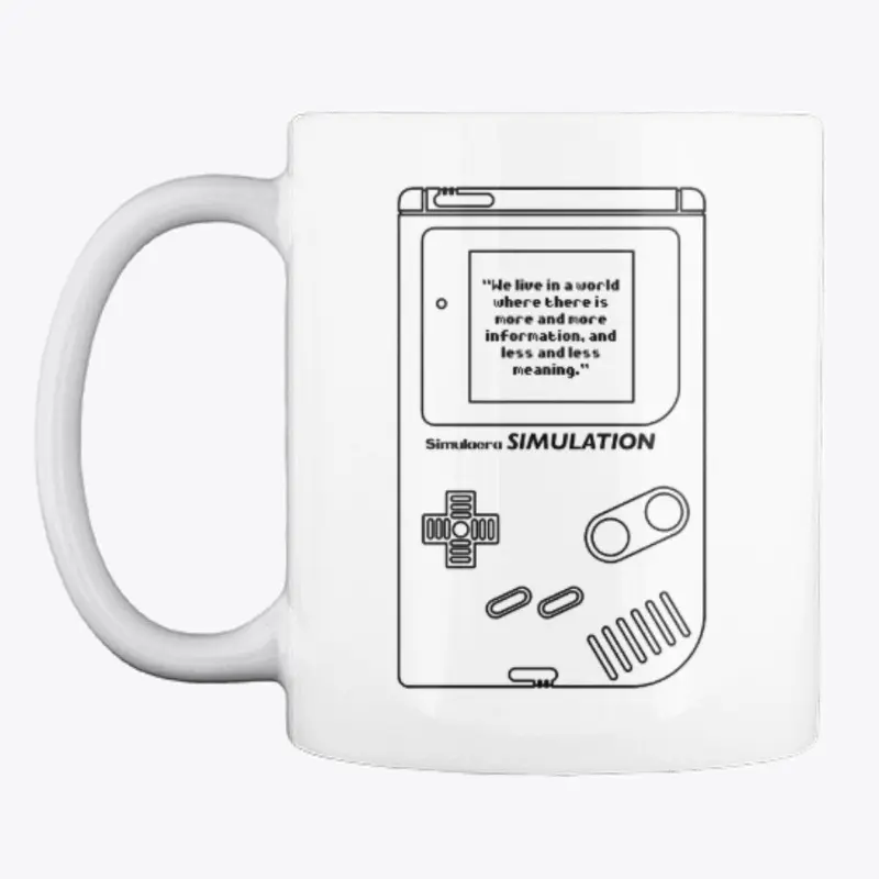 8-Bit Simulacra and Simulation (Black)